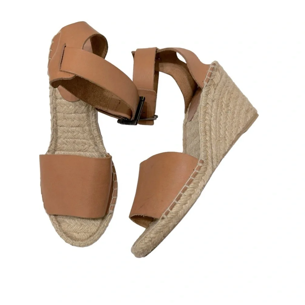 PICON Espadrilles Tan Sandal.‎ Handmade in Spain Sz 8